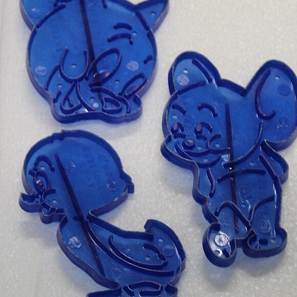 Retro 1965 Vintage Tom and Jerry cookie cutters set of 6 - Picture 15 of 16
